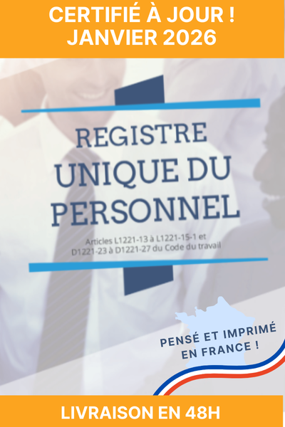 illustration pour Modèle de Registre Unique du Personnel