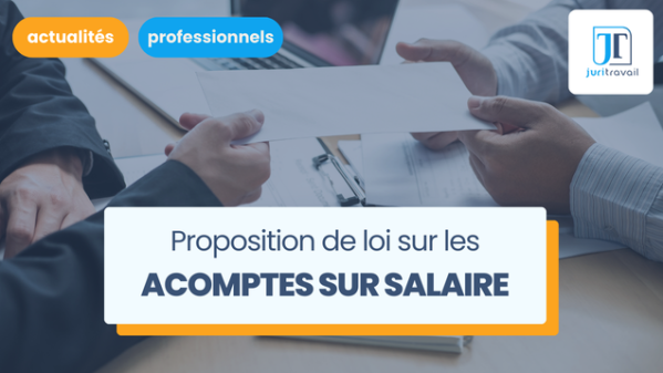 illustration pour Proposition de loi sur les acomptes sur salaire : jusqu'à 5 acomptes par mois ?