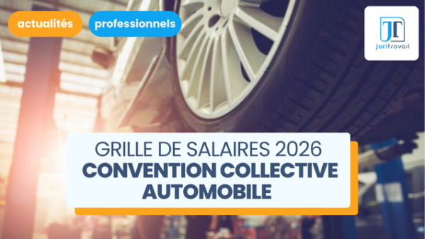 illustration pour Grilles de salaires 2026 de la Convention collective automobile : échelons, avantages