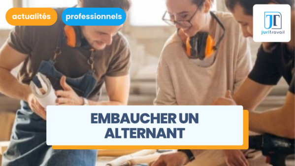 illustration pour Embaucher un alternant : coût, aides, avantages...